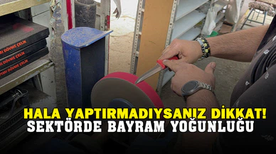 Bıçakçılarda Kurban Bayramının yoğunluğu başladı