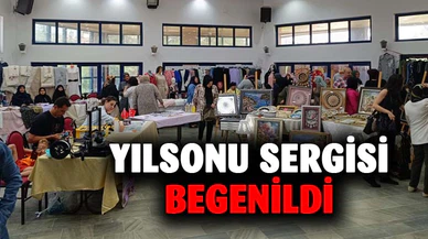 Yıl sonu sergisi açıldı