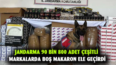 Afyonkarahisar'da boş makaron ele geçirildi