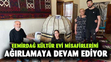 Emirdağ kültür evi misafirlerini ağırlamaya devam ediyor