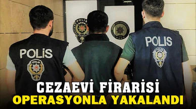 Cezaevi firarisi olan ve 3 yıl hapis cezasıyla aranan şahsı polis yakaladı