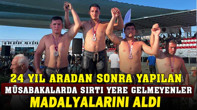 24 yıl aradan sonra yapılan güreşlerde kazananlar belli oldu