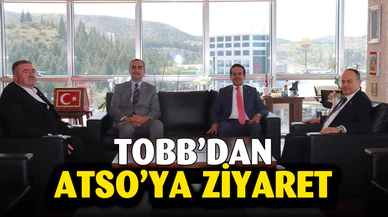 TOBB yönetim kurulu üyesi Ali Çandır ATSO’yu ziyaret etti