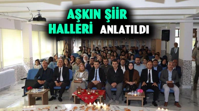 Afyonkarahisar'da aşkın şiir halleri anlatıldı