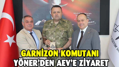 Garnizon komutanı Yöner’den AEV’e ziyaret