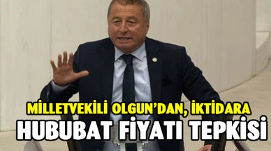Milletvekili Olgun’dan, iktidara hububat fiyatı tepkisi