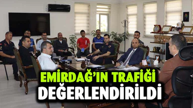 Emirdağ İlçe trafik komisyonu toplantısı gerçekleştirildi