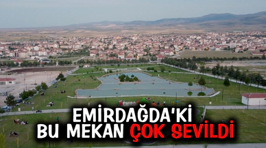 Emirdağ millet bahçesi çok sevildi