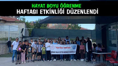 Hayat boyu öğrenme haftası etkinliği düzenlendi