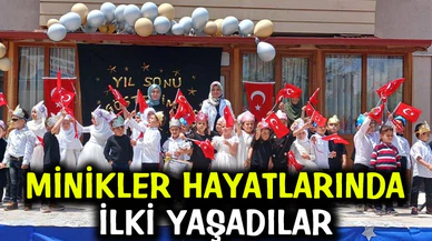Minik öğrenciler mezun oldu