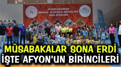 Afyonkarahisar’da Küçük Kızlar Futsal müsabakaları sona erdi