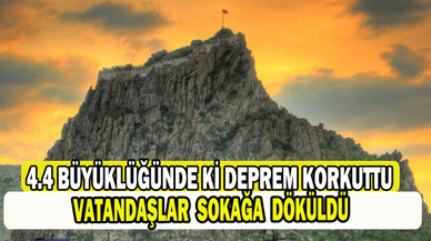 Afyonkarahisar’da 4,4 büyüklüğünde deprem   