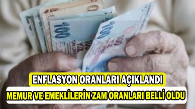 MEMUR VE EMEKLİLERİN ZAM ORANLARI BELLİ OLDU