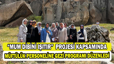 Müftülük personeline gezi programı düzenledi