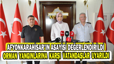 Afyonkarahisar’ın asayişi değerlendirildi