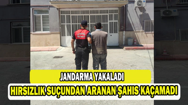 Hırsızlık suçundan aranan şahıs yakalandı   
