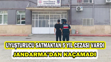 Uyuşturucu satmaktan aranan şahsı jandarma devriye gezerken yakaladı   