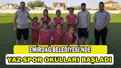 EMİRDAĞ BELEDİYESİ YAZ SPOR OKULLARI BAŞLADI