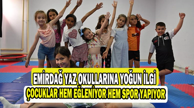 Emirdağ Belediyesi yaz okulu'na yoğun ilgi