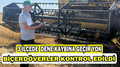 3 ilçede biçerdöver kontrollerine başlandı   