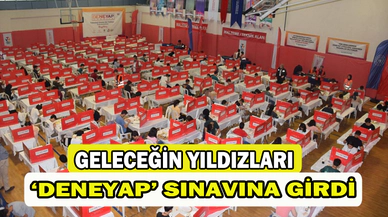 Gençlik Merkezinde geleceğin yıldızları DENEYAP sınavına girdi