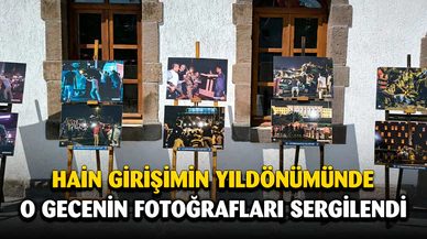 Hain girişimin izlerini taşıyan fotoğraflar sergilendi