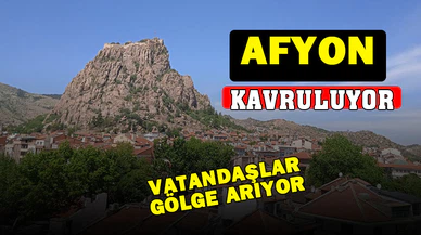 Afyonkarahisar’da sıcak hava etkisini gösterdi