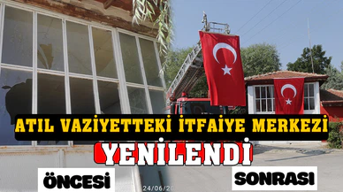 Atıl vaziyette olan itfaiye merkezi yeniden hizmette