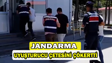 Uyuşturucu satan suç örgütünü jandarma çökertti