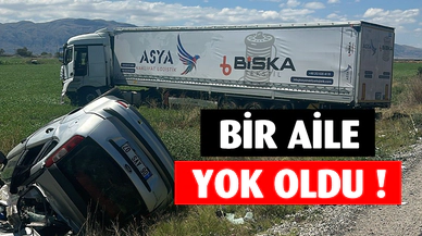 Tırla çarpışan otomobilde anne baba olay yerinde, çocuklara hastanede öldü