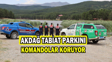 Akdağ Tabiat Parkı’nda güvenlik ve asayiş jandarmaya emanet   