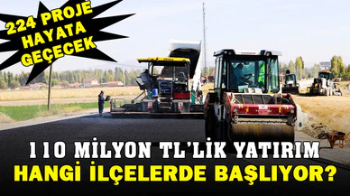 Afyonkarahisar köylerine 110 milyon TL'lik yatırım