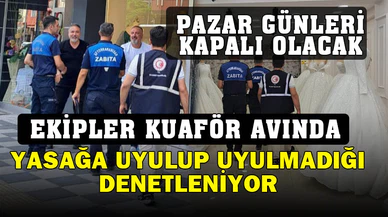 Berber, Kuaför ve Güzellik Salonları Denetlendi