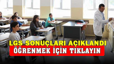 LGS yerleştirme sonuçları açıklandı