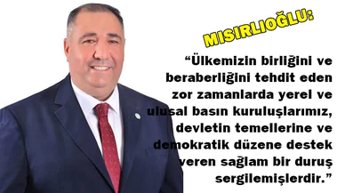 İYİ Parti İl Başkanı Muhammet Mısırlıoğlu’nun 24 Temmuz Basın Bayramı Mesajı