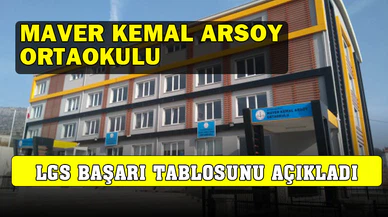 Maver Kemal Arsoy Ortaokulu'nun 2024 başarı tablosu