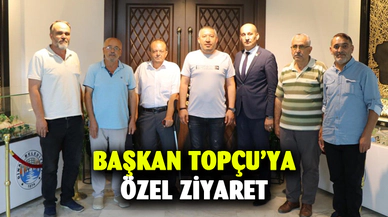 Başkan Kumartaşlı’dan Başkan Topçu’ ya ziyaret
