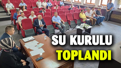 Su kurulu toplantısı gerçekleştirildi