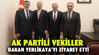 AK Partili vekillerden Bakan Yerlikaya’ya ziyaret