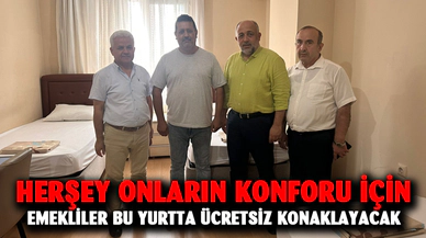 Emekliler bu yurtta ücretsiz konaklayacak