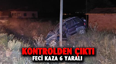 Afyonkarahisar'da trafik kazası: 6 yaralı