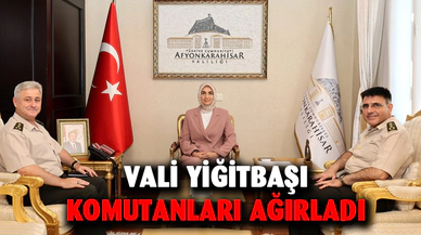 Vali Yiğitbaşı komutanları ağırladı
