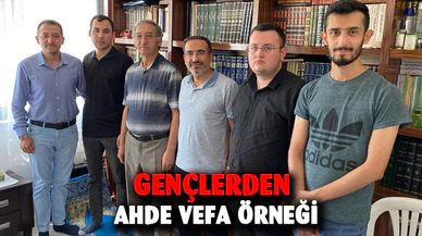 Gençlik Koordinatörlüğü’nden ‘Ahde Vefa’ örneği
