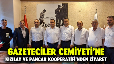 AGC’ye Pancar Kooperatifi’nden ve Kızılay’dan ziyaret