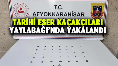 Jandarma 34 adet tarihi sikke ele geçirdi