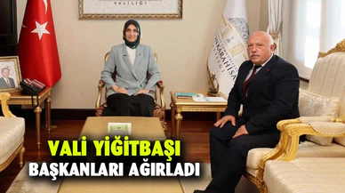 Vali Yiğitbaşı belediye başkanlarını ağırladı