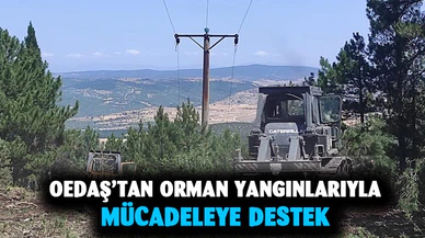    OEDAŞ’tan orman yangınlarıyla mücadeleye destek