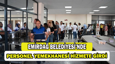 Emirdağ Belediyesi personel yemekhanesi hizmete girdi