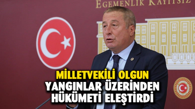 Milletvekili Olgun’dan çıkan yangınlarla ilgili eleştiri