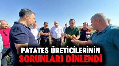 Genel Müdür Erdem patates üreticileriyle bir araya geldi